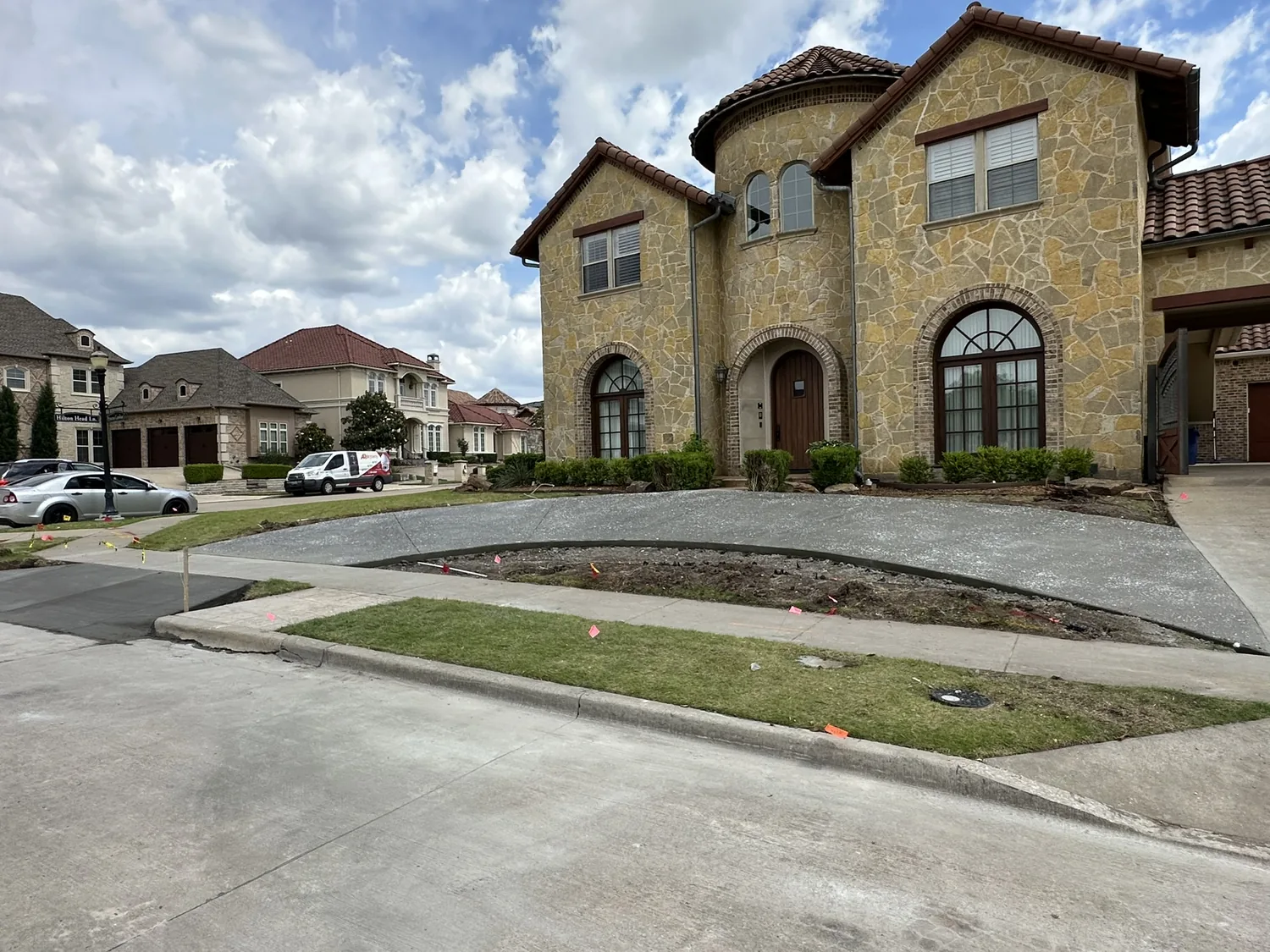 Featured Residential Driveway by Lucky&rsquo;s Concrete in Sherman